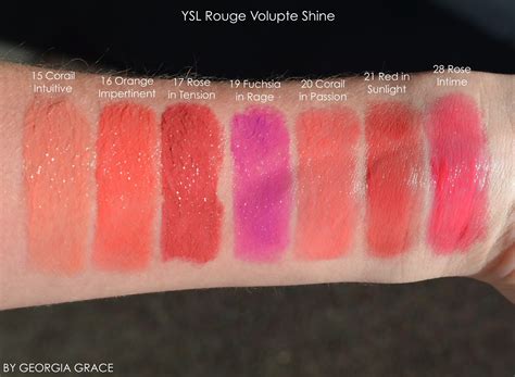 ysl rouge volupte shine star|ysl rouge volupte shine swatches.